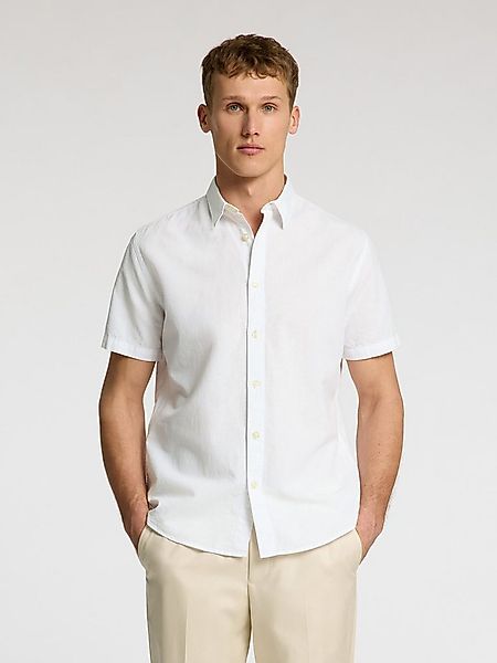 Selected Kurzarmhemd SLHREG-SUN SHIRT SS NOOS mit Leinen günstig online kaufen