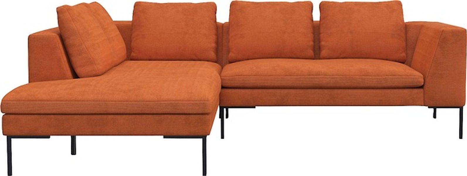 FLEXLUX Ecksofa »Loano, superbequemer Sitzkomfort durch Kaltschaum im Sitz, günstig online kaufen