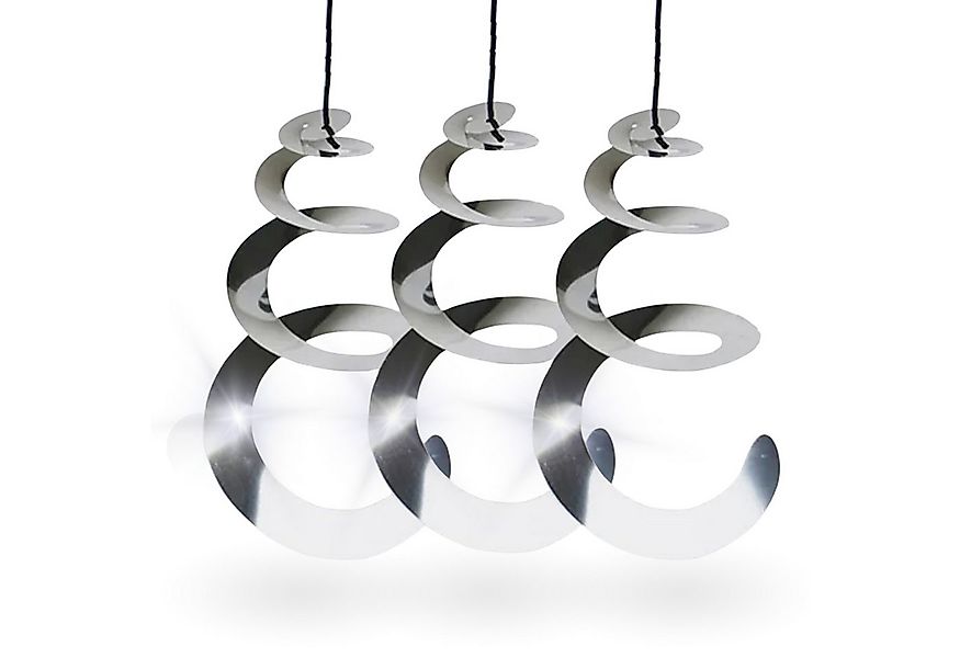 TronicXL Vogelabwehr-Windspiel 3X Windspirale Vogelabwehr Reflektierend Vog günstig online kaufen