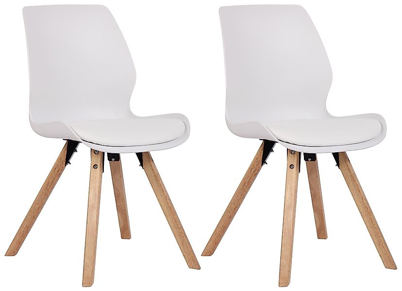 CLP Esszimmerstuhl Luna (2er Set), Kunststoff/ günstig online kaufen