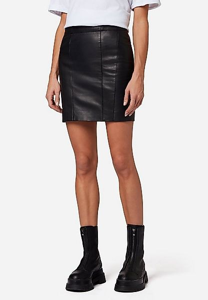 RICANO Lederrock 1265 Skirt Lederrock im Jeansrock-Stil als High Waist Rock günstig online kaufen