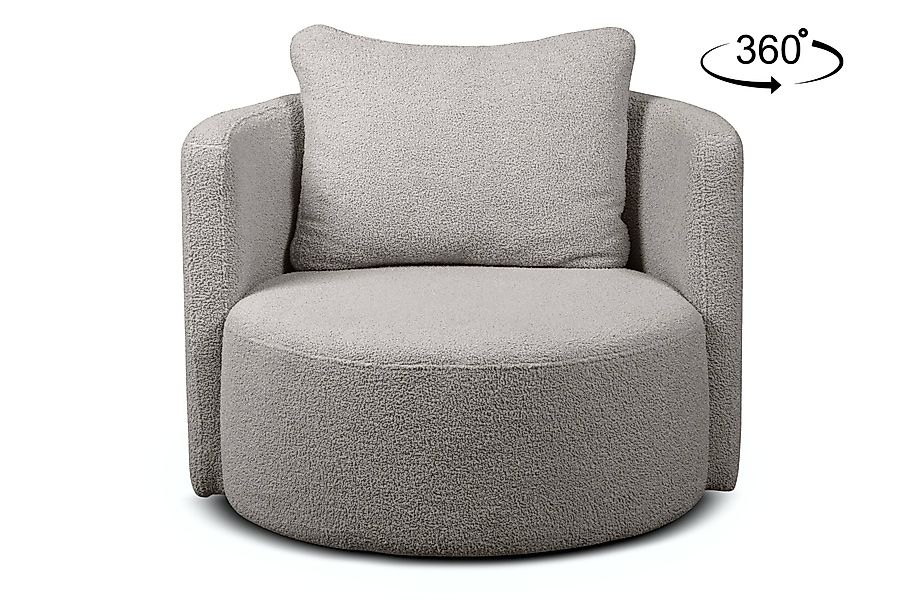 KONSIMO® Drehsessel Loungesessel RAGGI, mit 360° günstig online kaufen