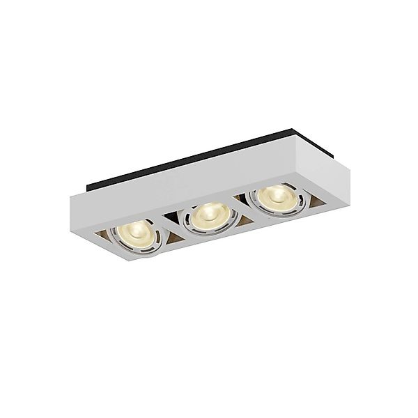 Arcchio Deckenlampe Ronka 9624450 Modern in Weiß aus Aluminium 3-flammig GU günstig online kaufen