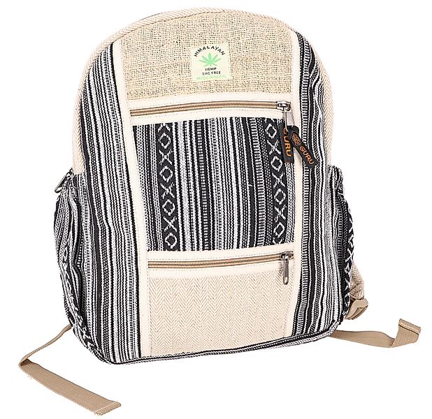 Guru-Shop Freizeitrucksack Bunter Ethno Hanf Rucksack günstig online kaufen
