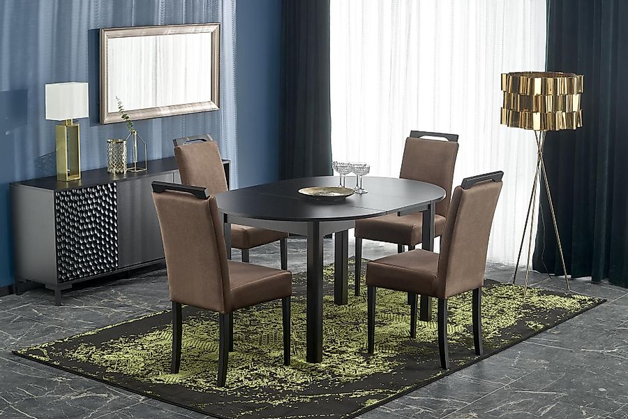 designimpex Esstisch Design rund HA-400 ausziehbar günstig online kaufen