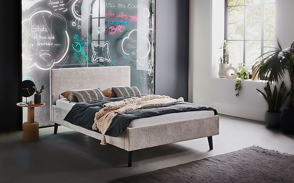 meise.möbel Polsterbett "Avola" erhältlich in den Breiten 140 & 180cm, Bezu günstig online kaufen