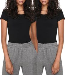 ONLY T-Shirt (Set) basic Rundhals Shirt günstig online kaufen