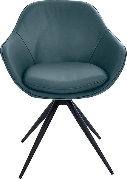 K+W Komfort & Wohnen Drehstuhl »ZOOM« () 4-Fuß Drehstuhl mit Gestell aus Me günstig online kaufen