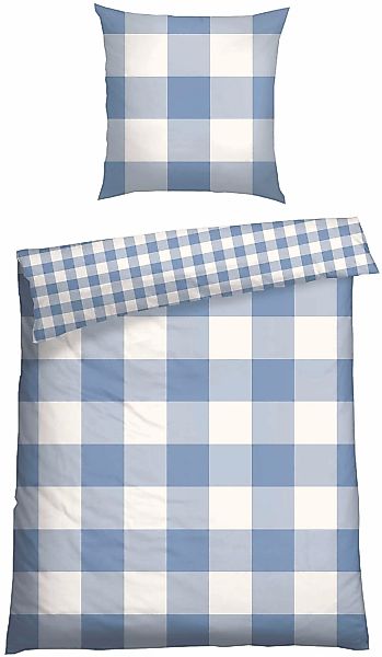 Schiesser Wendebettwäsche "Melvin aus weicher Baumwolle mit Karos" 2 Stk. t günstig online kaufen