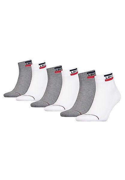 Levi's® Kurzsocken LEVIS MID CUT SPRTWR LOGO 6P ECOM (Packung, 6-Paar, 6er- günstig online kaufen