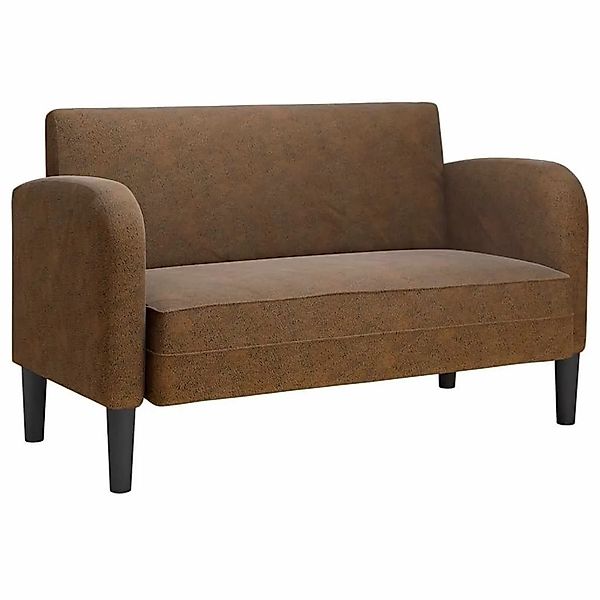 vidaXL Zweisitzer-Sofa Braun 110 cm Kunstleder 4100541 günstig online kaufen