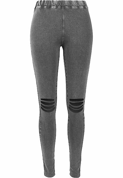 URBAN CLASSICS Leggings "Urban Classics Damen Ladies Cutted Knee Leggings", günstig online kaufen