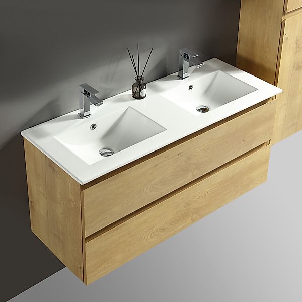 Alpenberger Badezimmer-Set Badezimmer Möbel Badschrank, (Moderner Waschplat günstig online kaufen