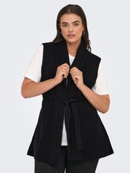 ONLY CARMAKOMA Strickweste CARKATIA SL RIB günstig online kaufen