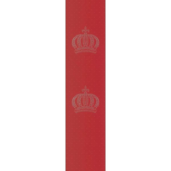 Marburg Vliestapete Ornamental Kronen Rot 3,3 m x 0,70 m FSC® günstig online kaufen
