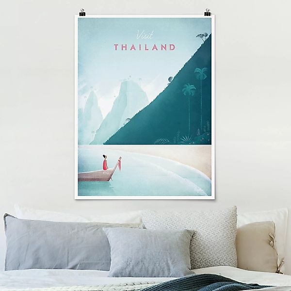 Poster Strand - Hochformat Reiseposter - Thailand günstig online kaufen