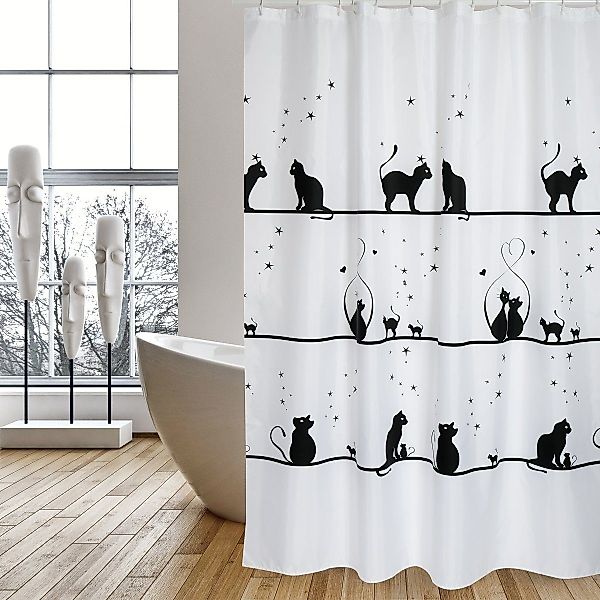 MSV Duschvorhang Cotexsa GATITOS Breite 180 günstig online kaufen