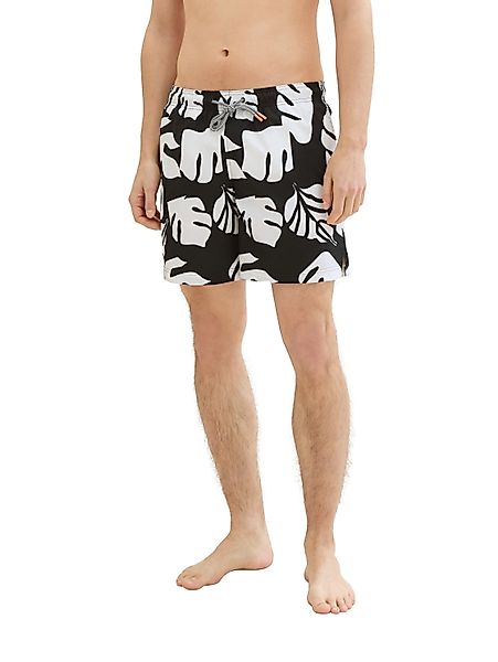 TOM TAILOR Denim Badeshorts gemustert mit günstig online kaufen