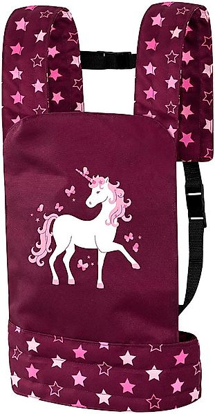 Bayer Puppen Trage bordeaux Einhorn günstig online kaufen