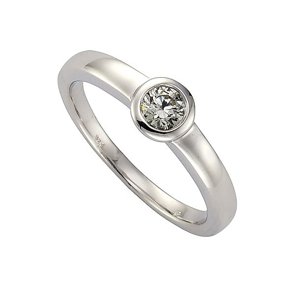 Zeeme Fingerring Silber 925 rhodiniert mit günstig online kaufen