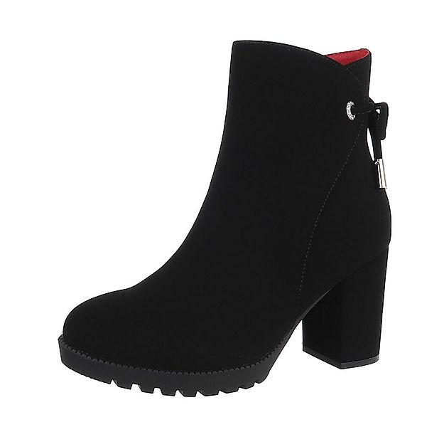 Ital-Design Damen Freizeit High-Heel-Stiefelette (87108583) Blockabsatz Hig günstig online kaufen