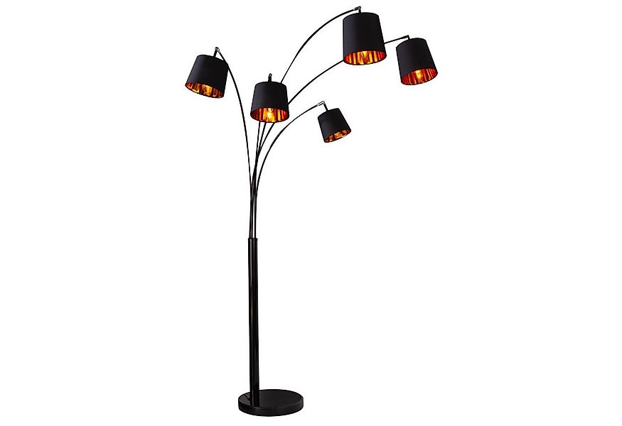 riess-ambiente Stehlampe LEVELS 205cm schwarz / gold, ohne Leuchtmittel, Wo günstig online kaufen