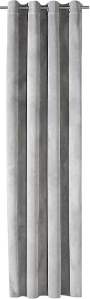 Gerster Gardine "Fenja" Ösen 1 Stk. tlg. Ösenschal aus Samtstoff günstig online kaufen