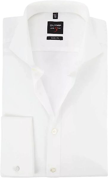 OLYMP Level 5 Five Body Fit Hemd Off-White - Größe 41 günstig online kaufen