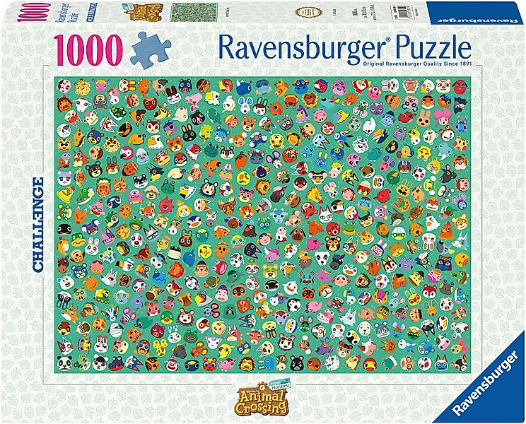 Ravensburger Puzzle Challenge, Animal Crossing, 1000 günstig online kaufen