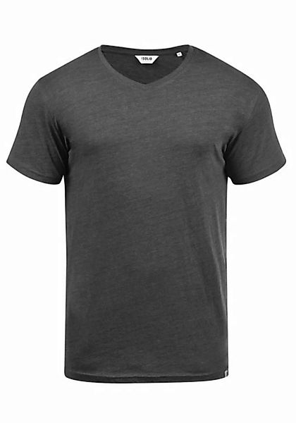 !Solid V-Shirt SDBedo Kurzarmshirt mit Melange Effekt günstig online kaufen