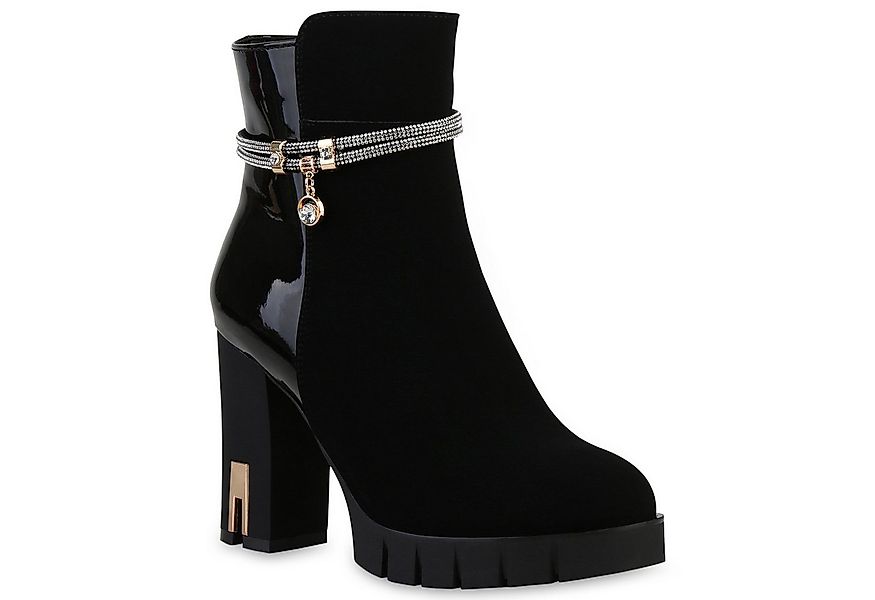 VAN HILL 840506 Stiefelette Damen Leicht Gefütterte Klassische Stiefeletten günstig online kaufen