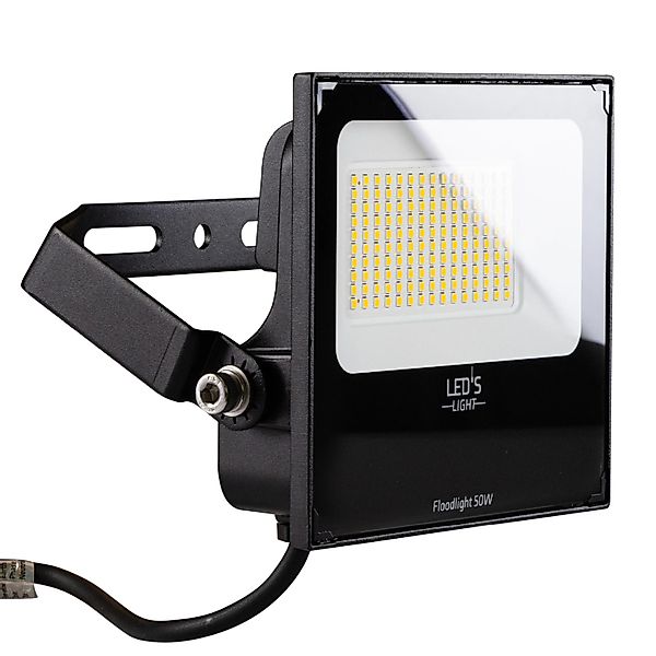 LED's Work Strahler 50 W 8.000,m 4.000 K IP65 Schwarz günstig online kaufen