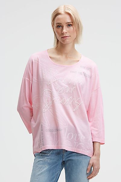SOCCX 3/4-Arm-Shirt mit längerer Rückenpartie günstig online kaufen