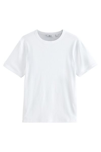 Next T-Shirt Geripptes Slim Fit T-Shirt mit kurzen Ärmeln (1-tlg) günstig online kaufen