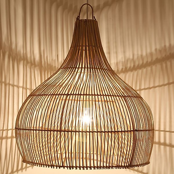 Casa Moro Deckenleuchten Rattan Lampe Elia günstig online kaufen