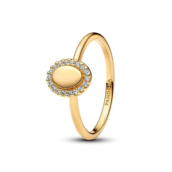 Pandora Silberring Pandora Ring Engravable Oval günstig online kaufen
