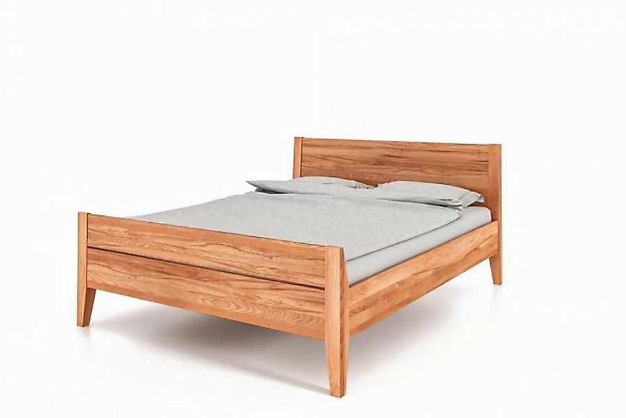 Natur24 Bett Bett Sydo 8 Sonderlänge 200x210 Kernbuche Holzkopfteil hohes F günstig online kaufen