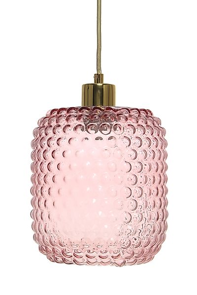 Decorationable | Glas-Pendelleuchte rund goldfarben Irene günstig online kaufen