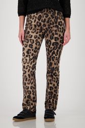 Monari Röhrenhose mit Animalprint günstig online kaufen
