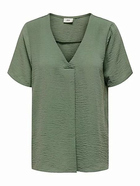 JACQUELINE de YONG Blusenshirt Kurzarm Bluse V-Ausschnitt T-Shirt Business günstig online kaufen