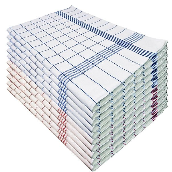 Tulpe Heimtextilien Geschirrtuch in 5 Farben blau, rot, grün, gelb und grau günstig online kaufen