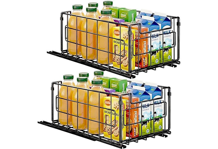 BlingBin Küchenorganizer-Set Teleskopschublade, Ausziehbare Schublade Küche günstig online kaufen