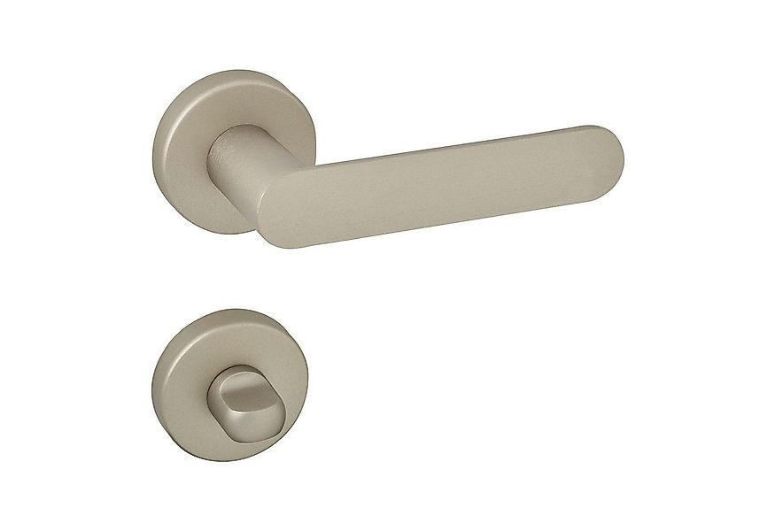 SO-TECH® Drückergarnitur Türdrücker SAM Aluminium Oval Rosette, Bad / WC Tü günstig online kaufen