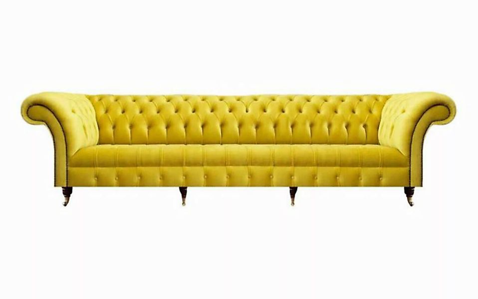 JVmoebel Chesterfield-Sofa Sofa Viersitzer Couch Wohnzimmer Textil Chesterf günstig online kaufen