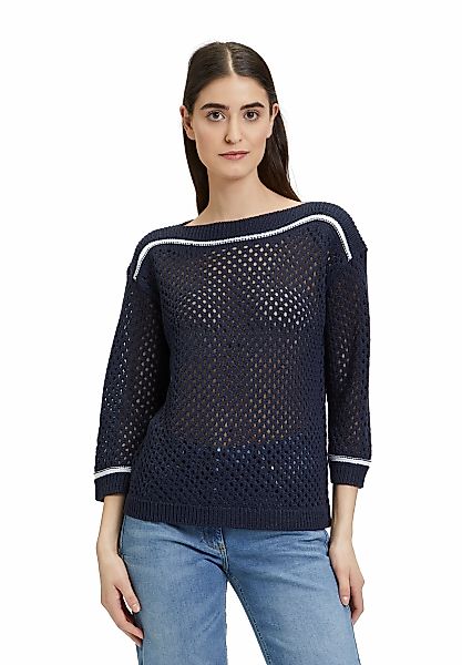 Betty Barclay Strickpullover "Betty Barclay Lochstrick-Pullover mit Strickd günstig online kaufen