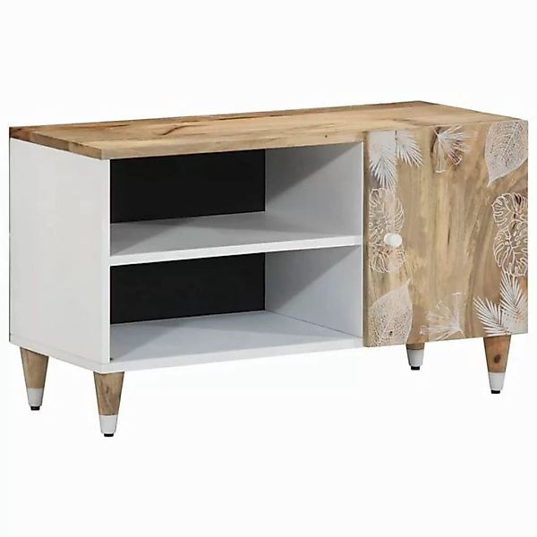 vidaXL TV-Schrank TV-Schrank 80x31,5x46 cm Massivholz (1-St) günstig online kaufen