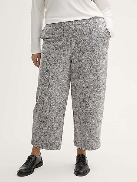 TOM TAILOR PLUS 7/8-Hose Plus Size - Cropped Culotte Hose günstig online kaufen