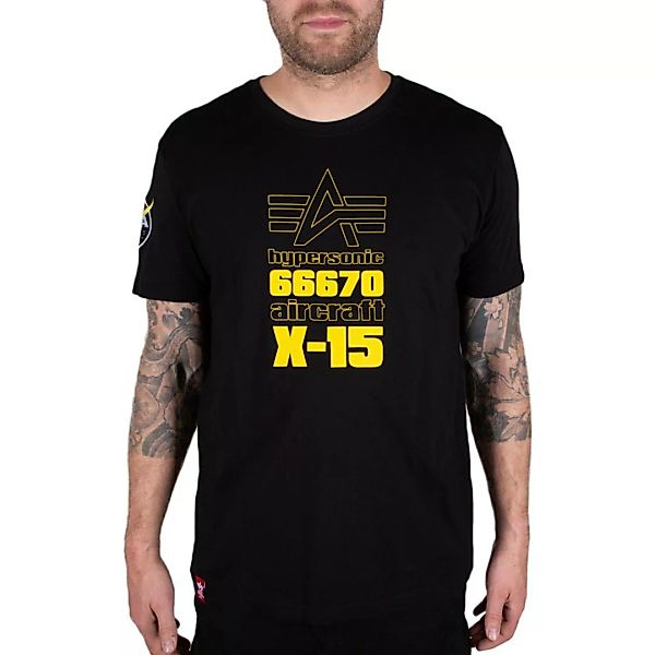 Alpha Industries X-15 Kurzärmeliges T-shirt S Black günstig online kaufen