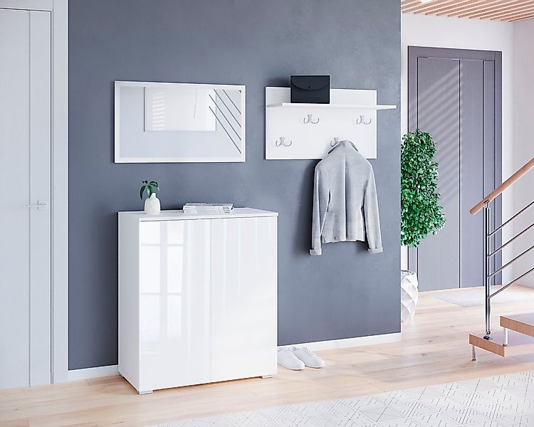 OTTO home Garderoben-Set PARIS/ TOKYO, (Komplett-Set, 3-St), Kompaktgardero günstig online kaufen