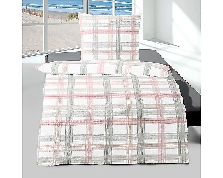 TRAUMSCHLAF Bettwäsche Bari, Seersucker, 2 teilig, bügelfreie Seersucker Qu günstig online kaufen